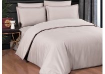 Постельное белье сатин Premium La Romano - Lucca Violet (Турция), полуторный